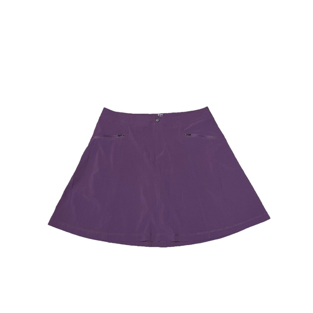 Title Nine Size 8 Skort Women's Built in Shorts Hiking Athletic Pockets Purple